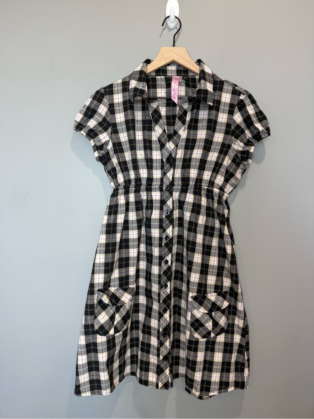 Y2K LEI Plaid Babydoll Dress by Taylor Swift Country Era Cottagecore Sz XL